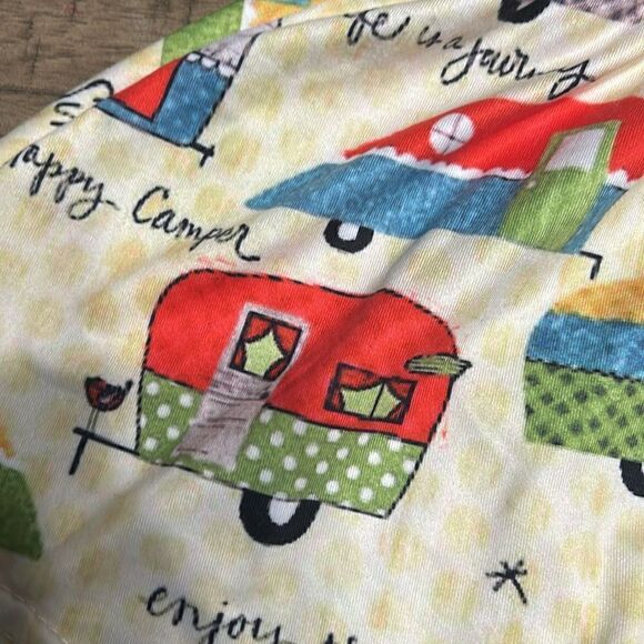 (3/$15) Girls 2T boutique camping overall dress - Picture 9 of 9